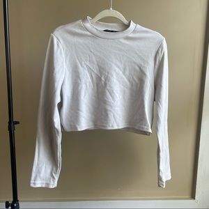 Fashion Nova Long Sleeve Cropped T Shirt 1XL